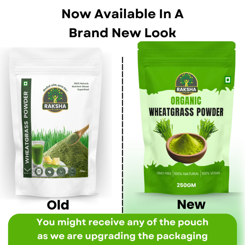 Raksha Plus Wheatgrass Powder-250gm - Image 2