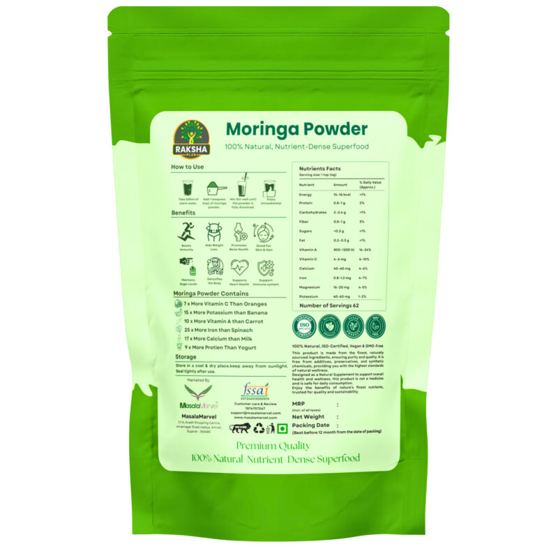 Raksha Plus Moringa Powder(250gm) - Image 3