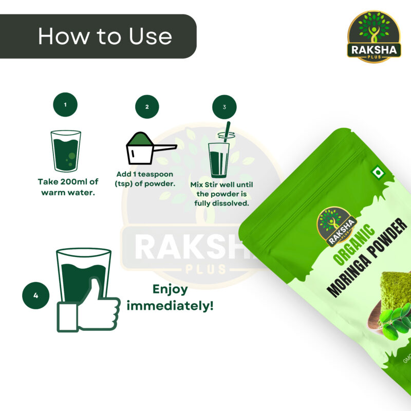 Raksha Plus Moringa Powder(250gm) - Image 5