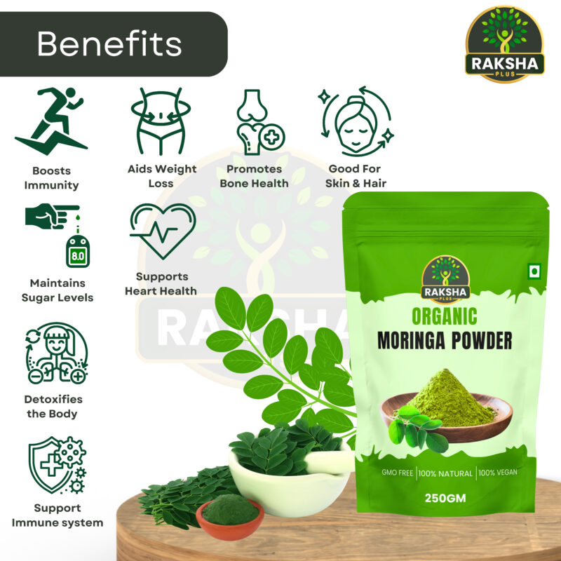 Raksha Plus Moringa Powder(250gm) - Image 4