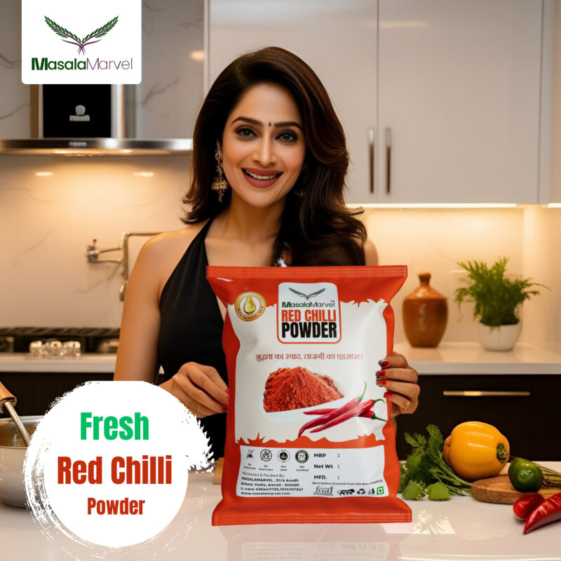 Masala Marvel Red Chilli Powder - 500gm | Pure & Spicy Lal Mirch Powder - Image 5