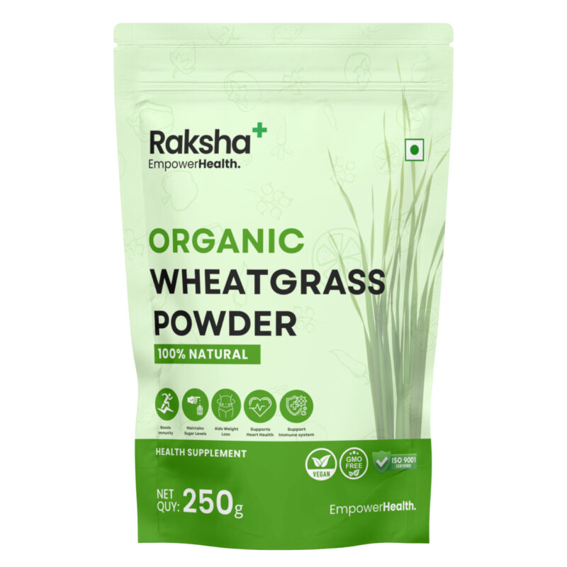 raksha plus organic wheatgrass powder raksha-plus-organic-wheatgrass-powder