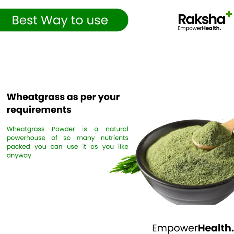 raksha plus organic wheatgrass powder - image 7