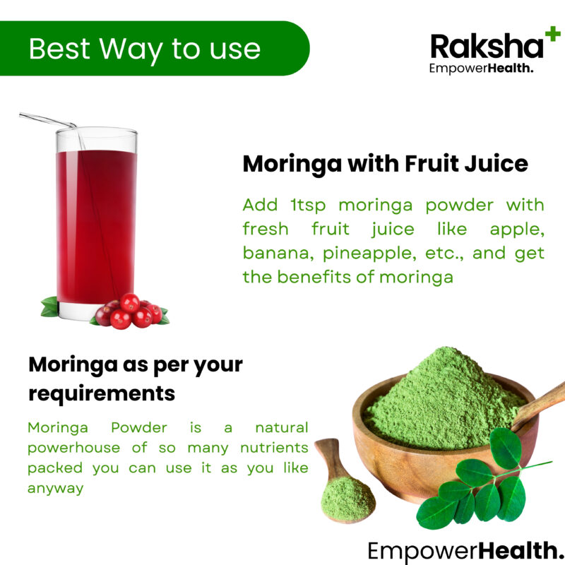 raksha plus organic moringa powder - image 4