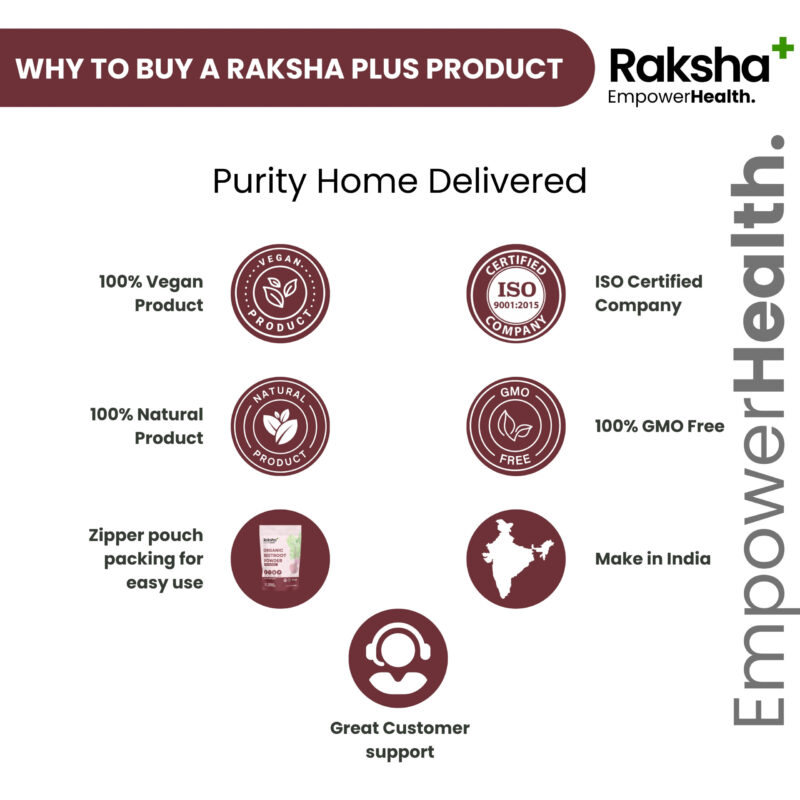 raksha plus organic beetroot powder 250gm - image 7