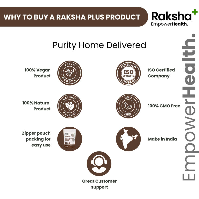 raksha plus organic arjun chaal powder 500gm - image 8