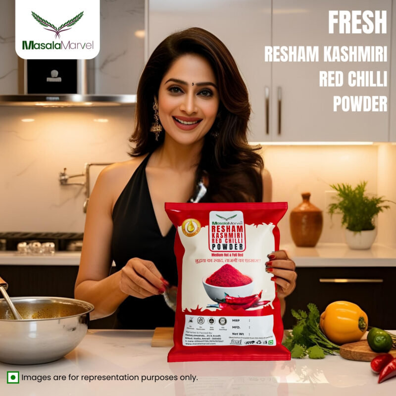 resham kashmiri red chilli powder - image 3
