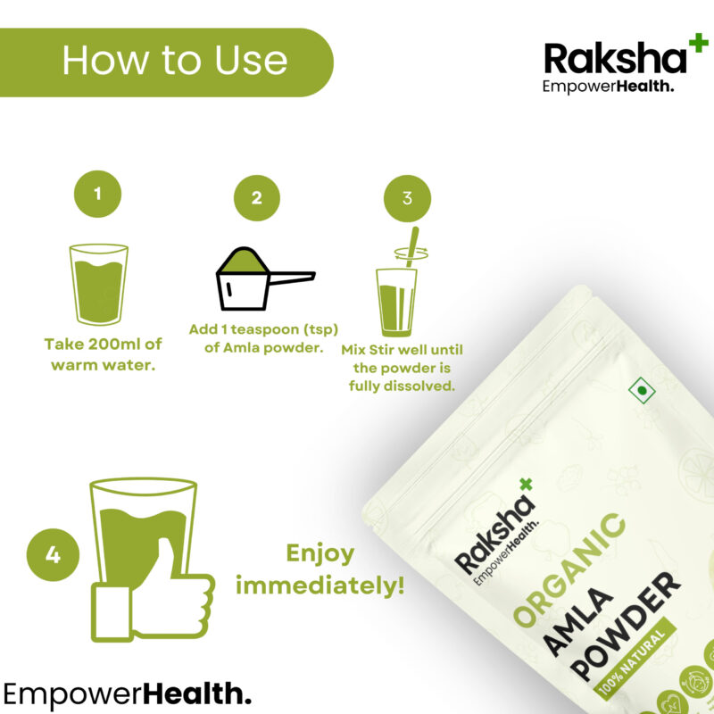 raksha plus organic amla powder - image 7