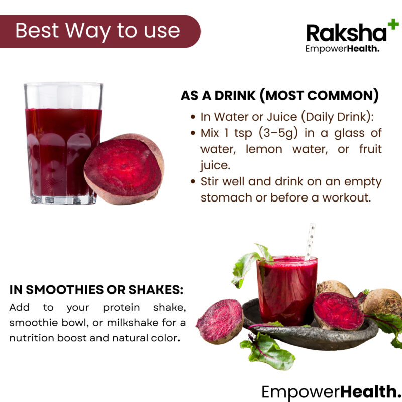 raksha plus organic beetroot powder 250gm - image 4