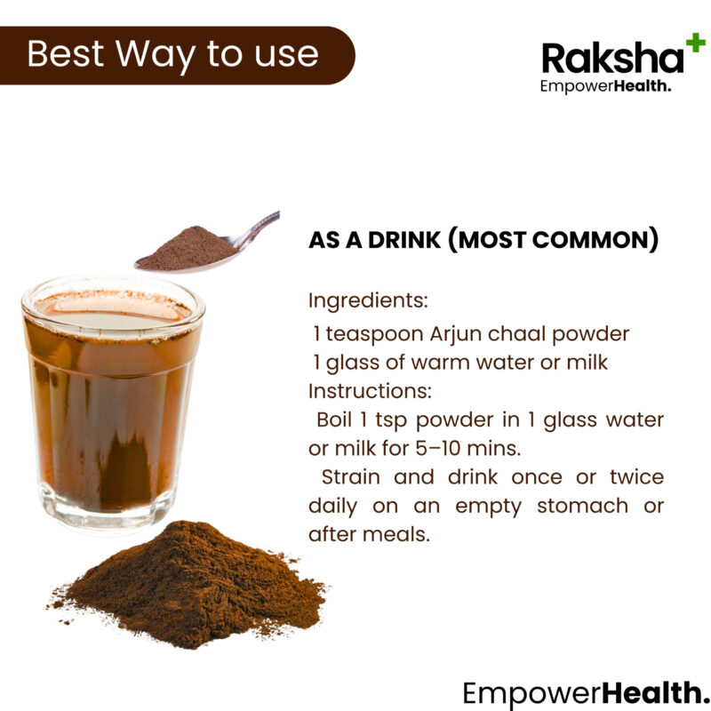 raksha plus organic arjun chaal powder 500gm - image 7