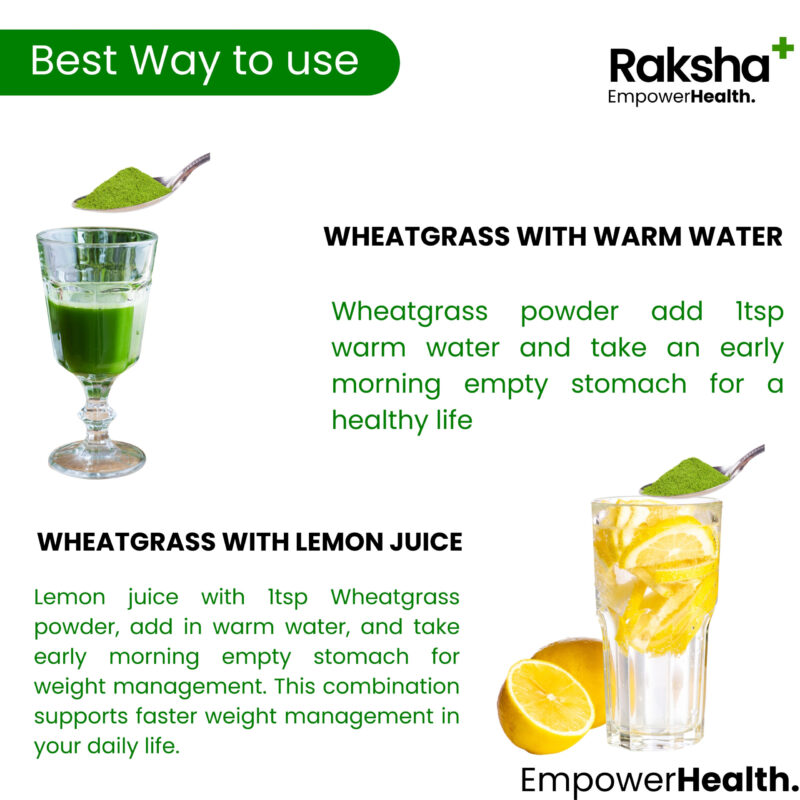 raksha plus organic wheatgrass powder - image 6