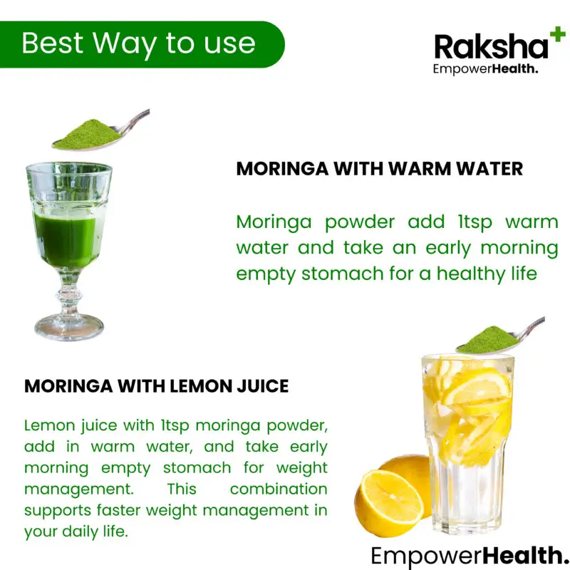 raksha plus organic moringa powder - image 5